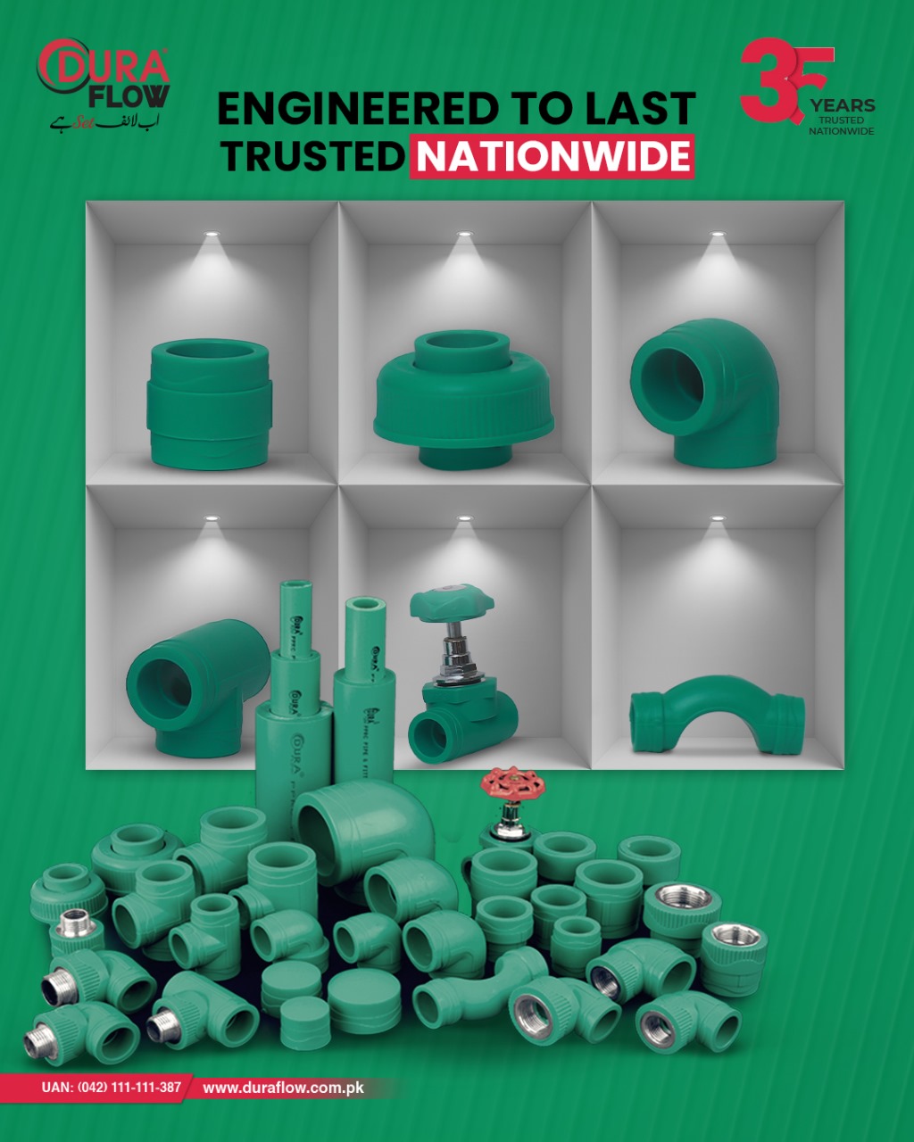 Dura Flow PPRC Pipes & Fittings in Pakistan